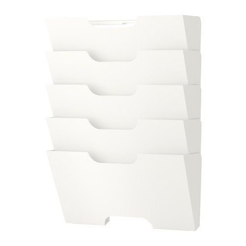 Revistero de pared blanco IKEA
